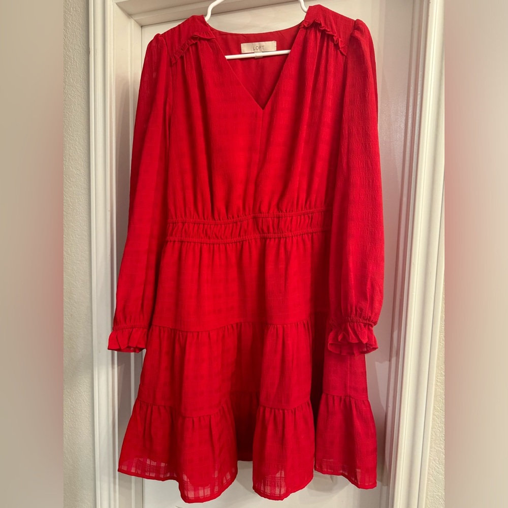 Bright Red Dress